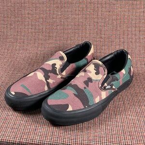 VANS Slip On Pro Skate Camo / Black Men’s 10 Camouflage Vault Premium